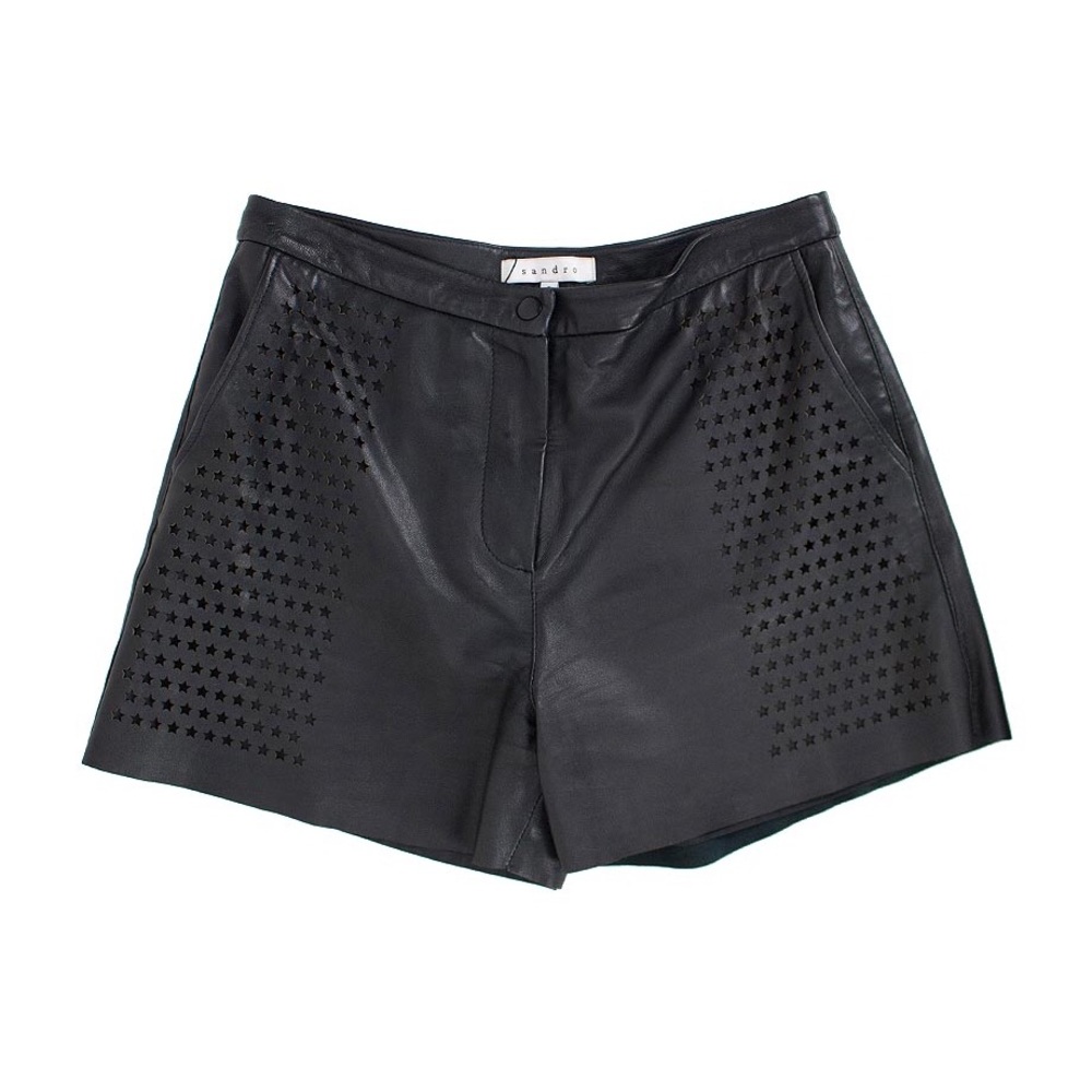 Sandro Leather Shorts NWOT